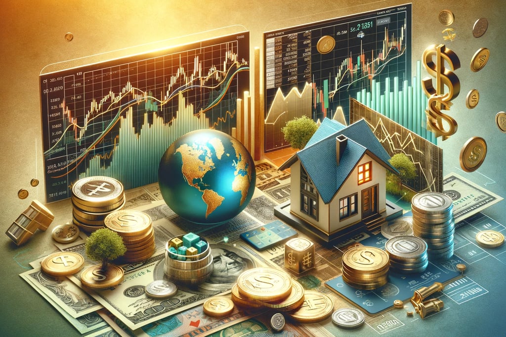 a globe globe with a globe and a house on it