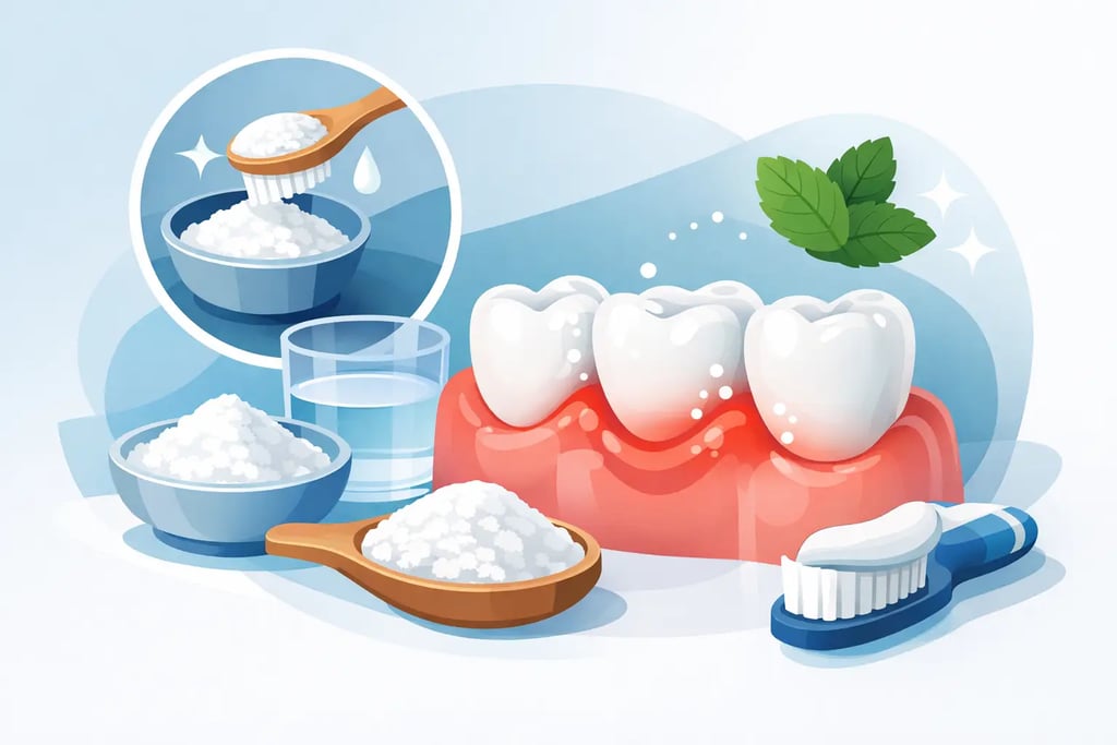 Bicarbonato para encías inflamadas: ¿sirve?