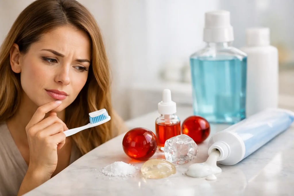 Ingredientes a evitar en dentífricos