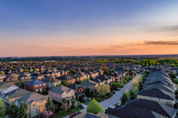 Sunset at the neighborhood