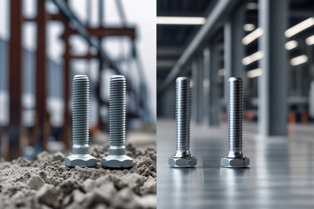 Hot Dip Galvanized vs Stainless Steel Fasteners