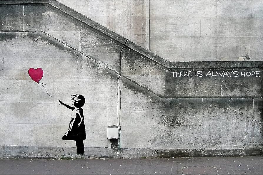 Mural – Banksy Art Balloon Girl 