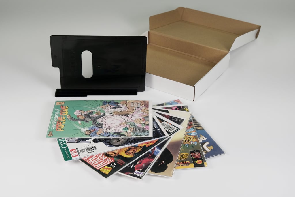 picture of comic book box and limited edition gift