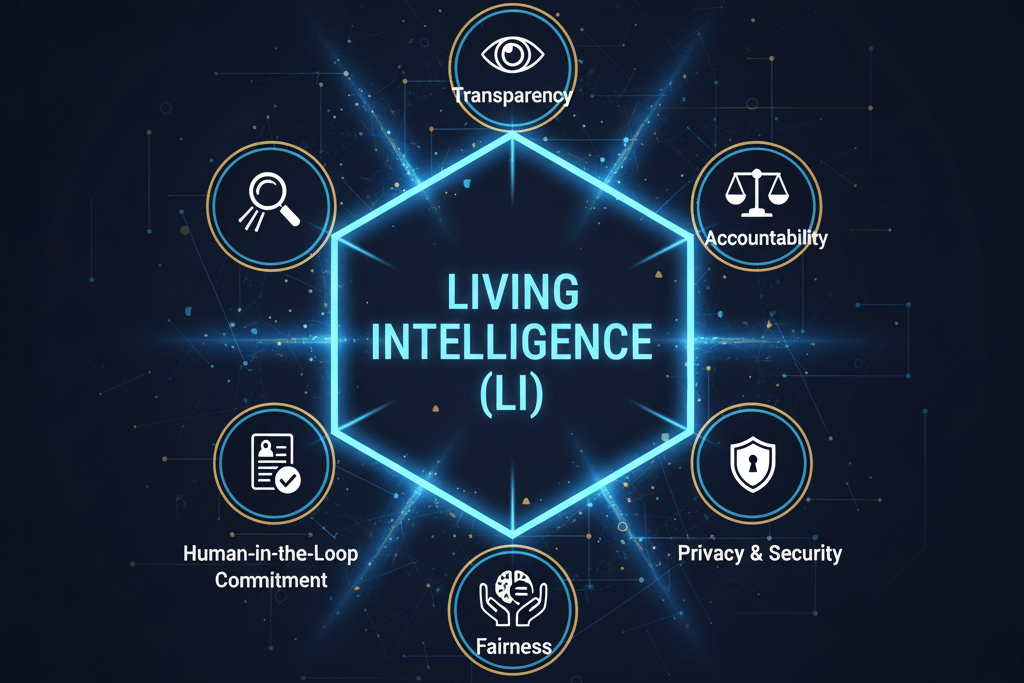 Visual summary of InterGemm’s Responsible AI principles