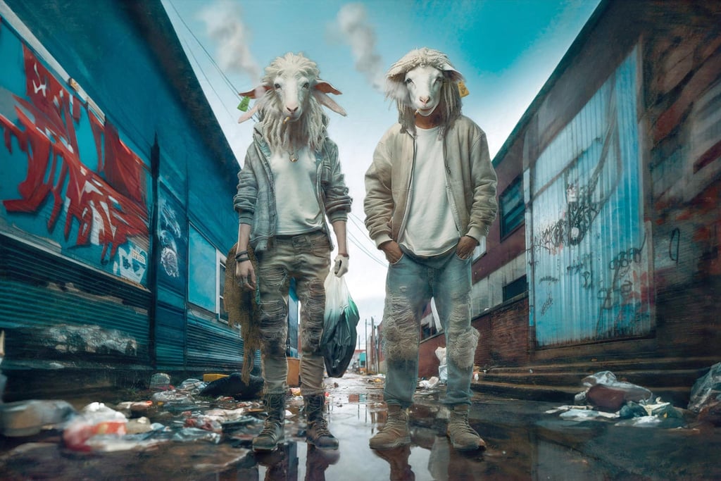 The mainstream consuming drugs, weed, cigarettes, alcohol, and sugar