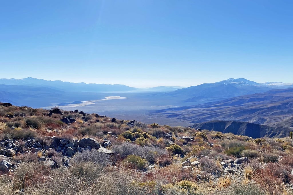 Looking toward the Panamint Dunes, Death Valley National Park, California