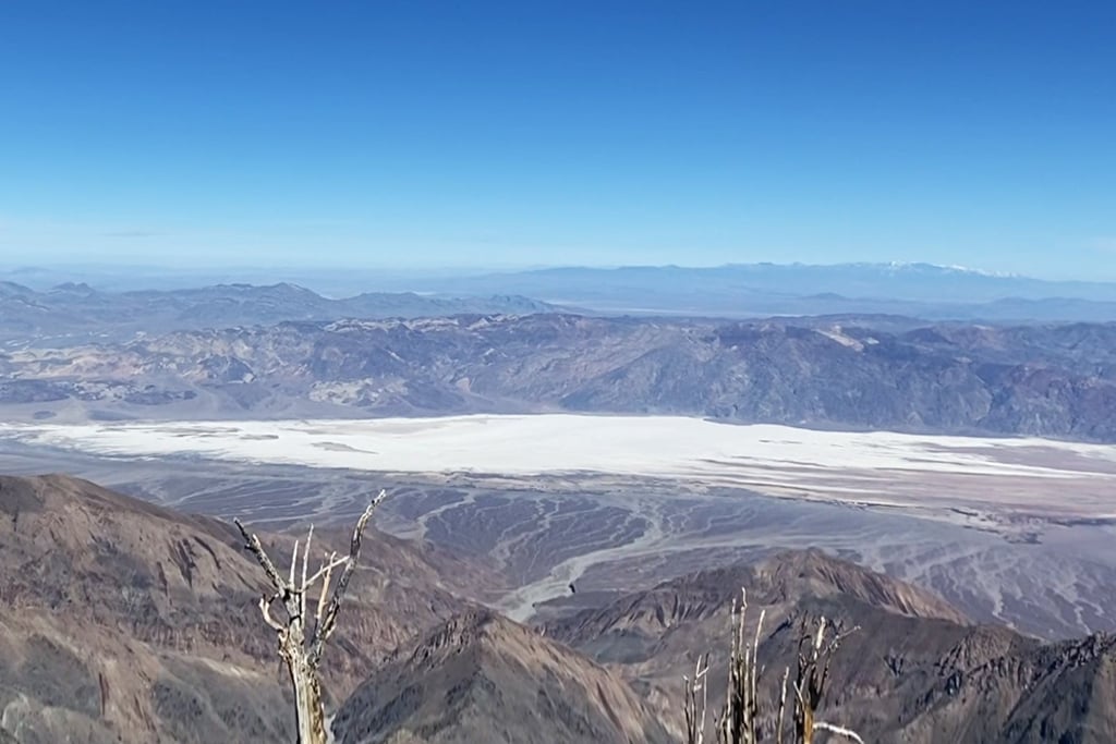 Badwater Basin seen from Telescope Peak, Death Valley National Park, California