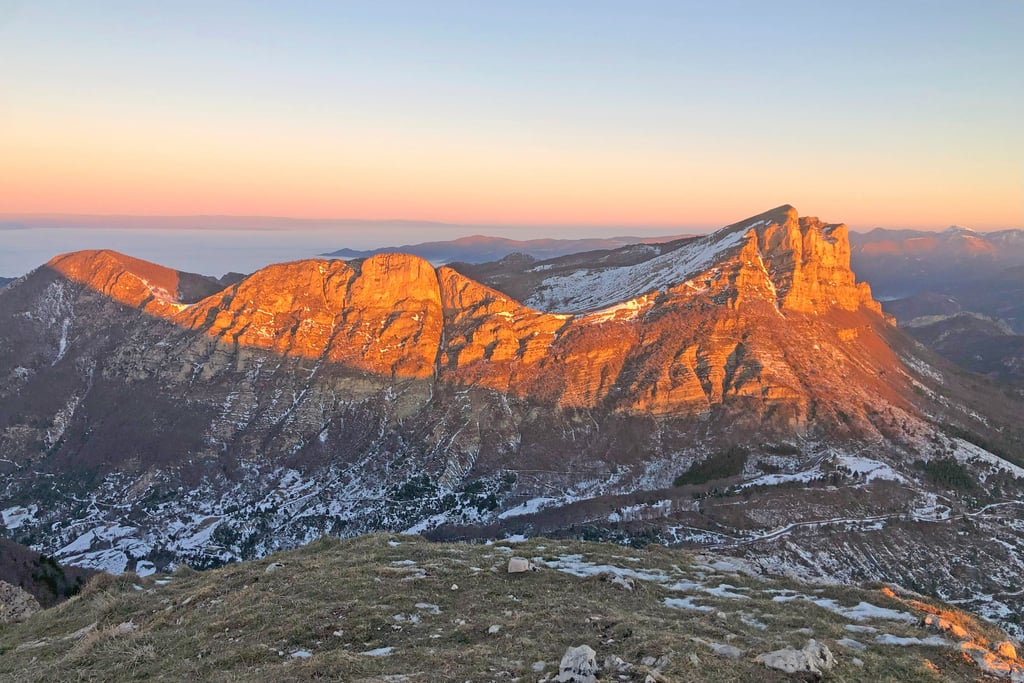 Sunrise - Les Trois Becs - Le Grand Delmas, La Drôme, France