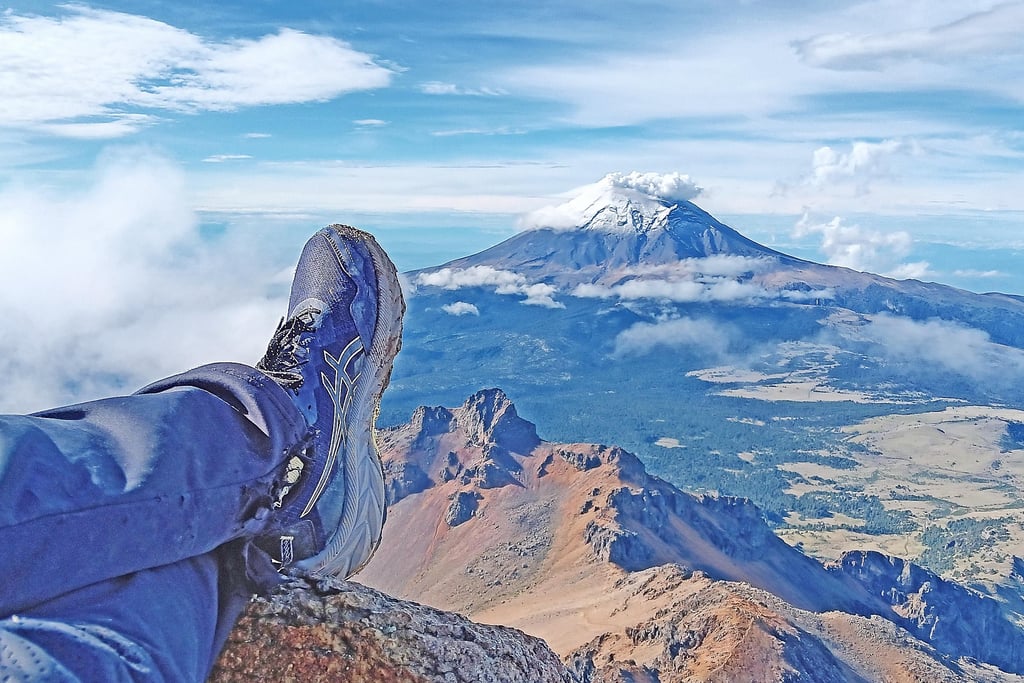 Facing the Active Volcano Popocatpetl, from Iztacchuatl Izta-Popo Zoquiapan National Park 2