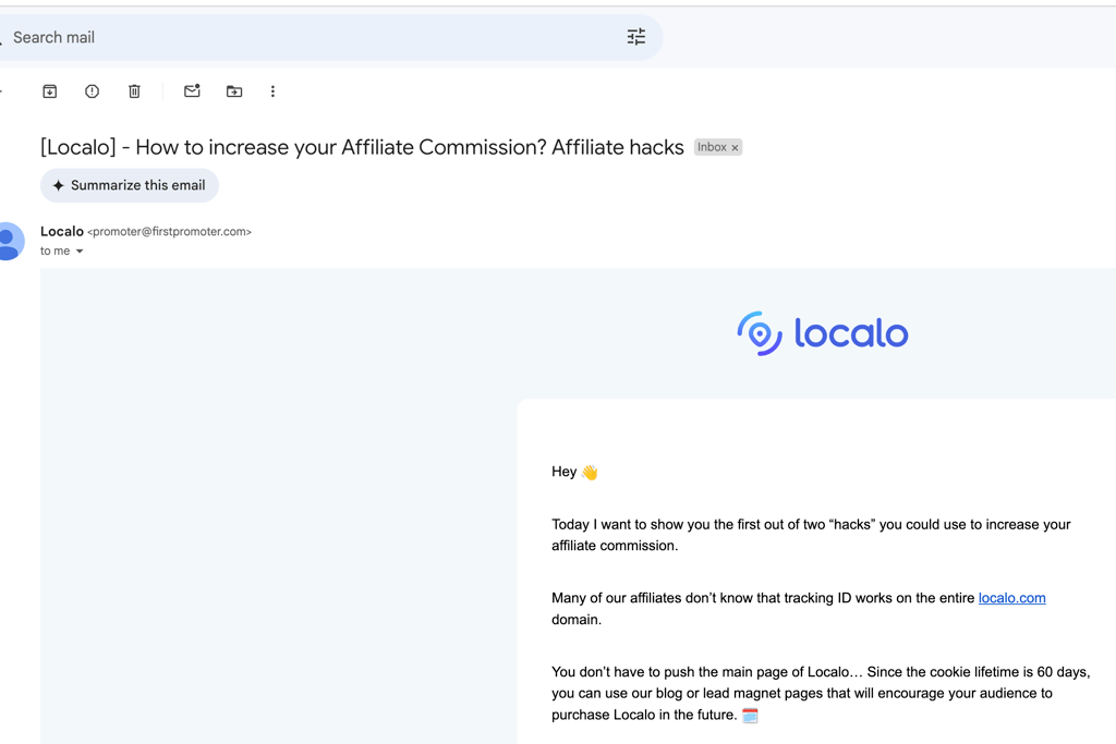 contoh pemasaran email