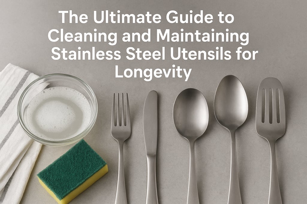The Ultimate Guide to Cleaning and Maintaining Stainless Steel Utensils for Longevity