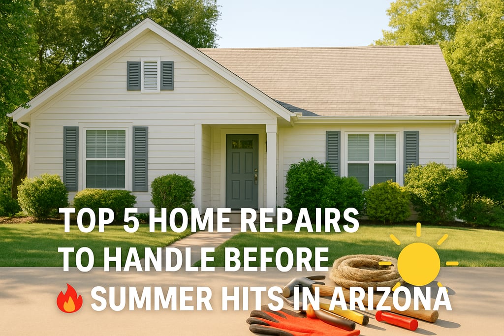 home repair in summer in arizona