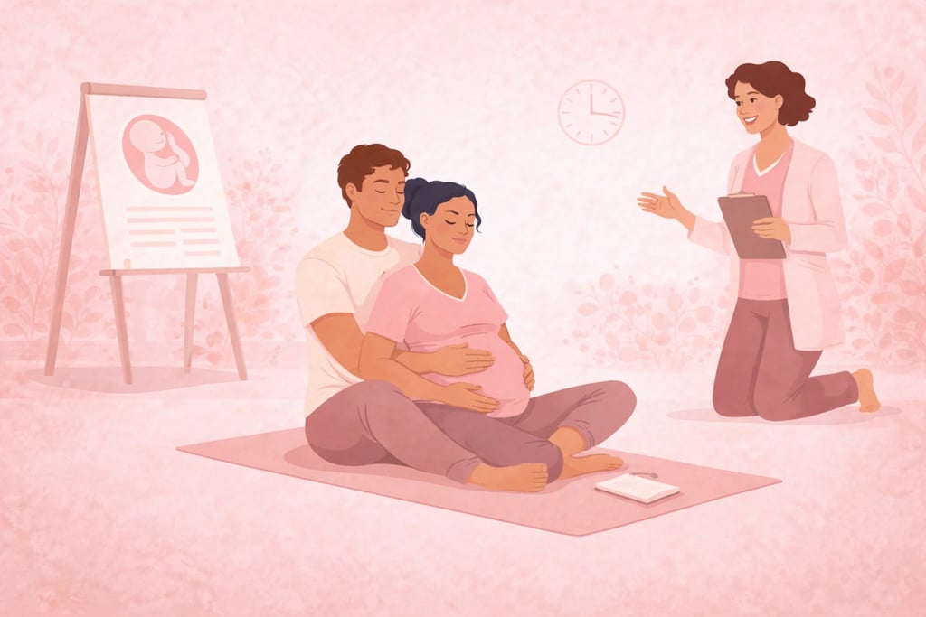 corso accompagnamento nascita terni preparazione parto coppia ostetrica