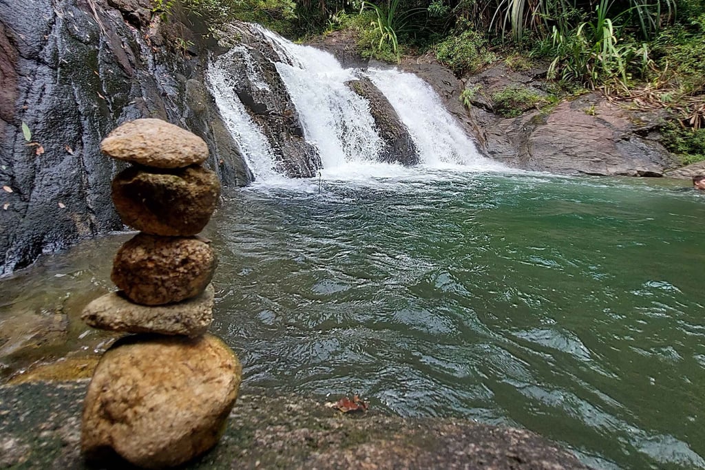 lampi waterfall khao lak thailand
