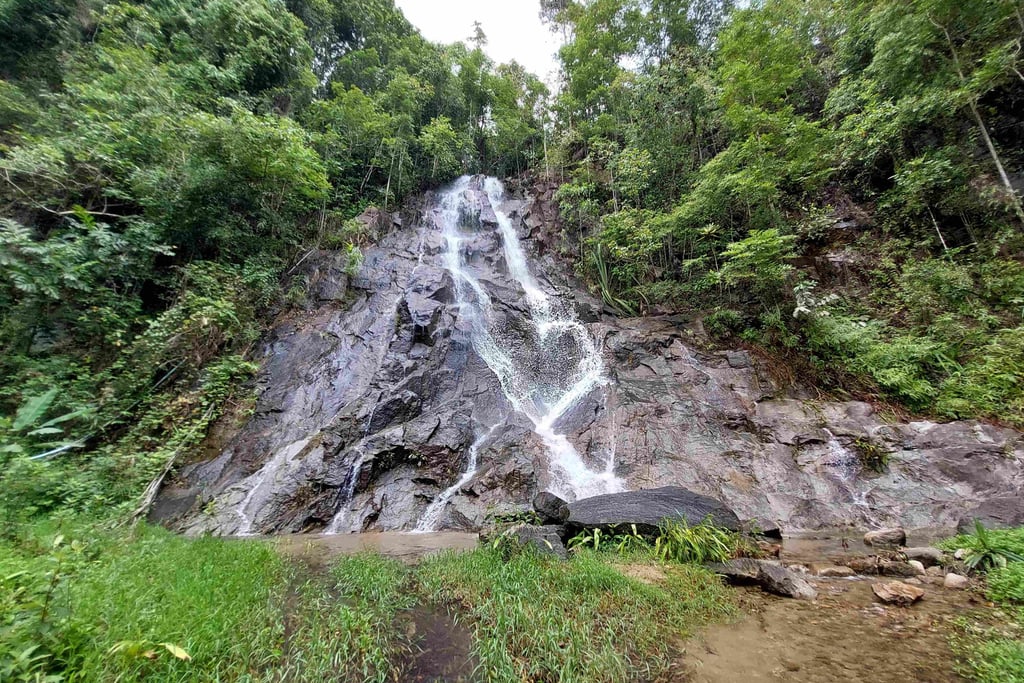 khanim waterfall khao lak thailand