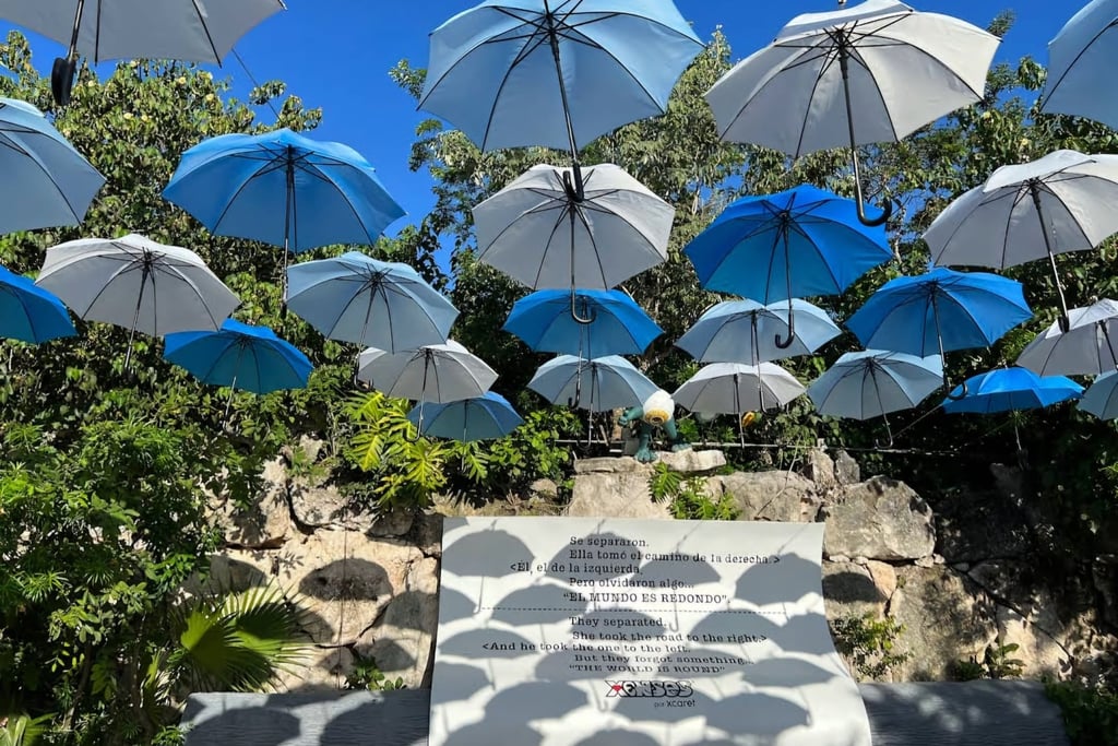 Xenses Park Umbrellas Riviera Maya Mexcio