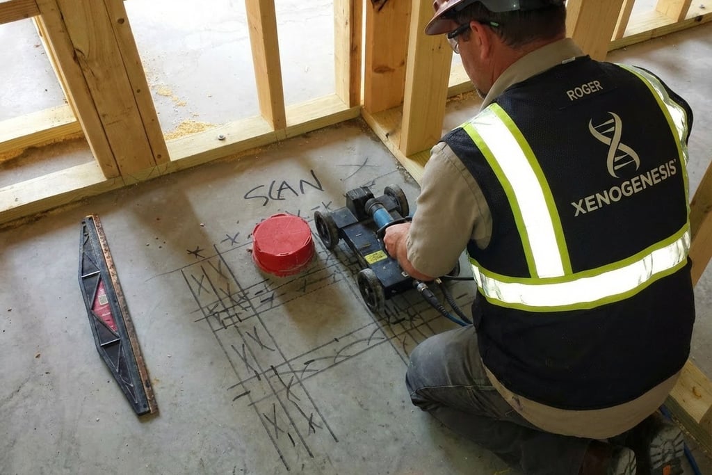 Concrete RADAR Imaging using GPR Equipment