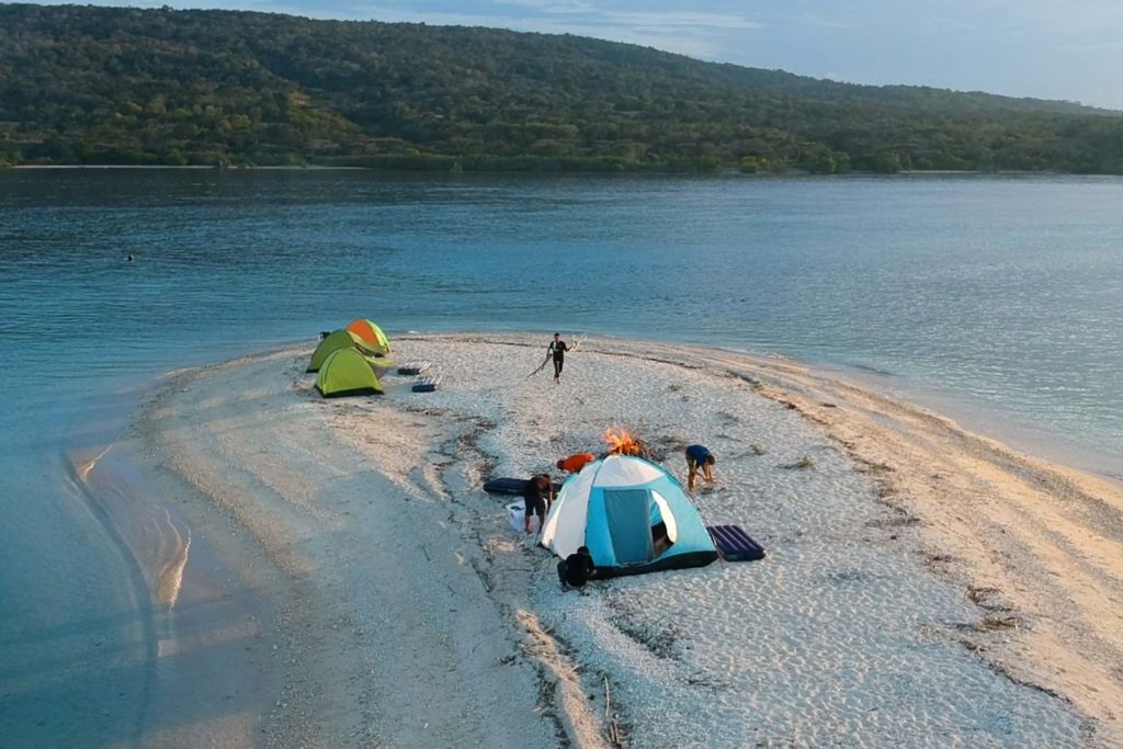 Camping in Menjangan Island