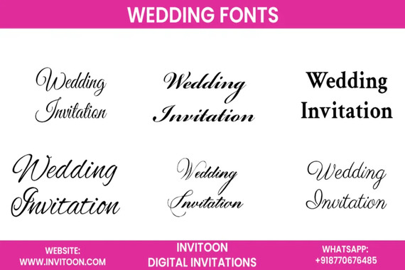 the best wedding fonts for your big day: from classic elegance to modern charm