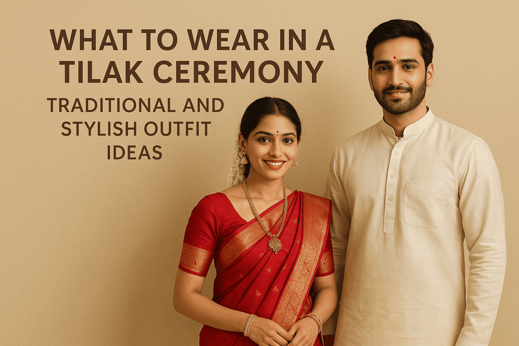 what to wear in a tilak ceremony: traditional and stylish outfit ideas