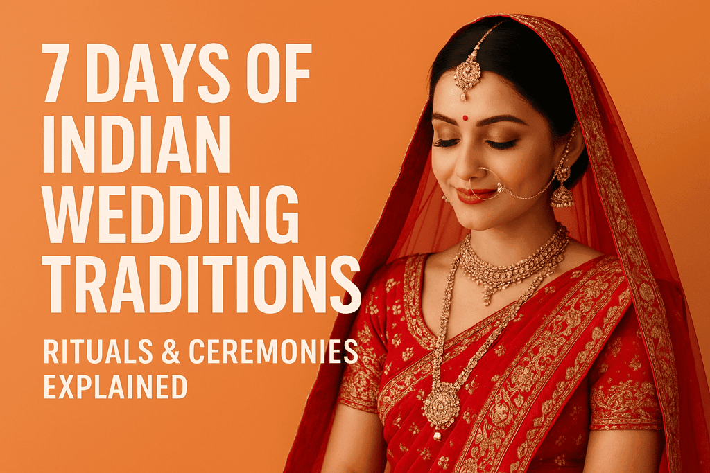 7 days of indian wedding traditions
