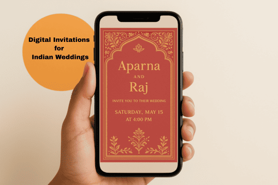 social media friendly digital invitations for indian weddings