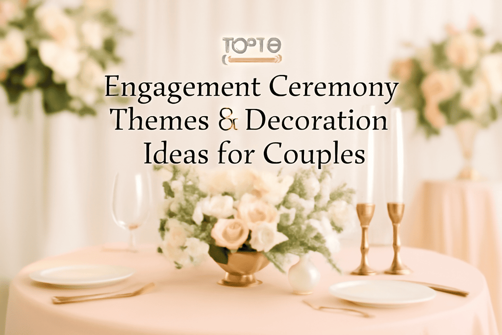 top 10 engagement ceremony themes & decoration ideas for couples