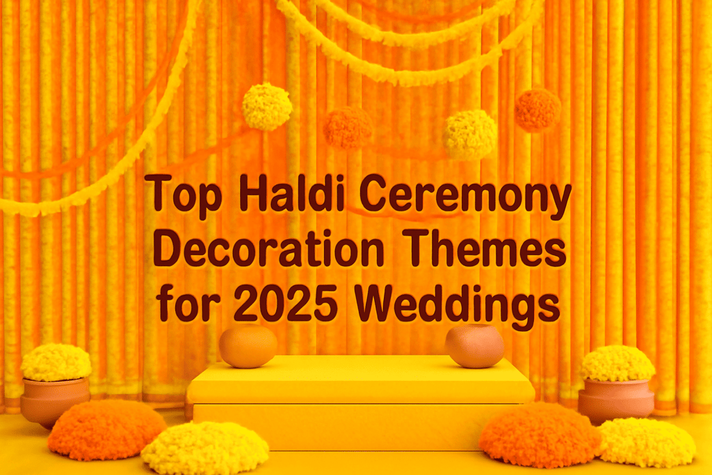 top haldi ceremony decoration themes for 2025 weddings