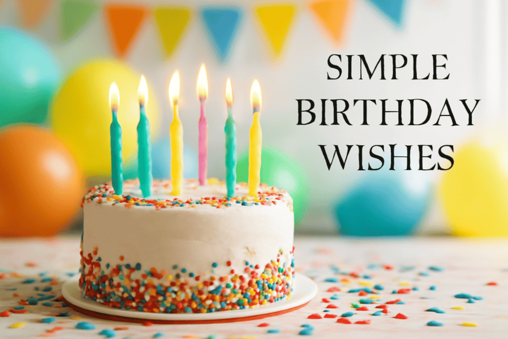 simple birthday wishes: heartfelt messages to brighten someone's day