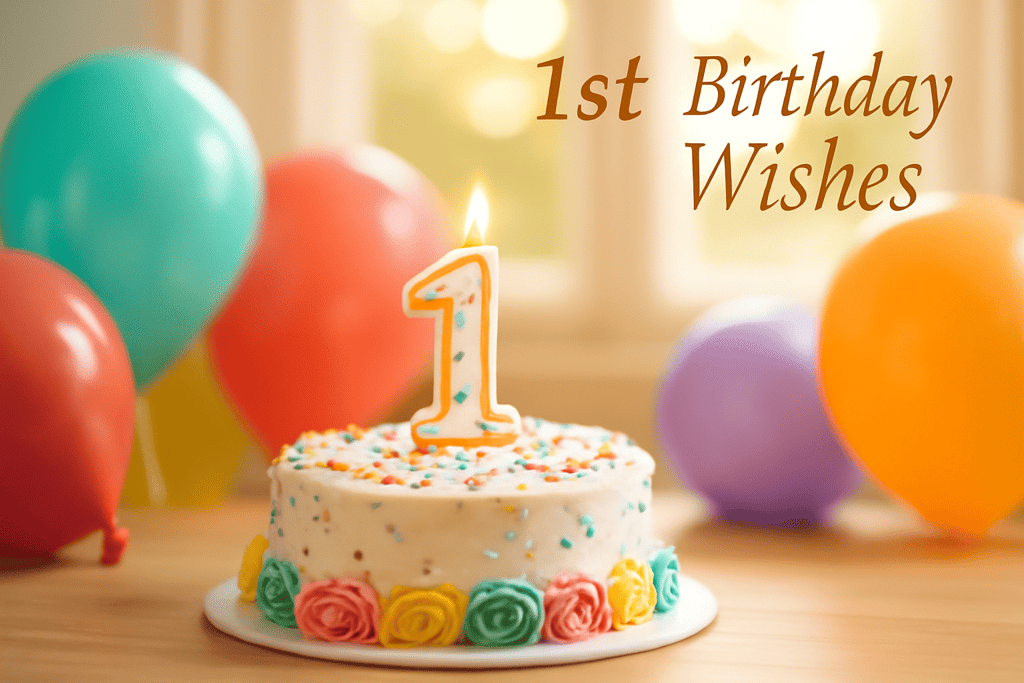 1st birthday wishes: heartfelt messages to celebrate the big day