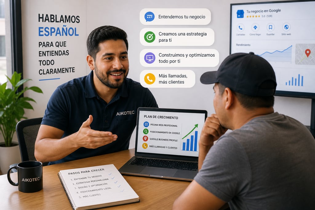 marketing digital para negocios en Durham y Raleigh para conseguir mas llamadas clientes y mejorar presencia en Google