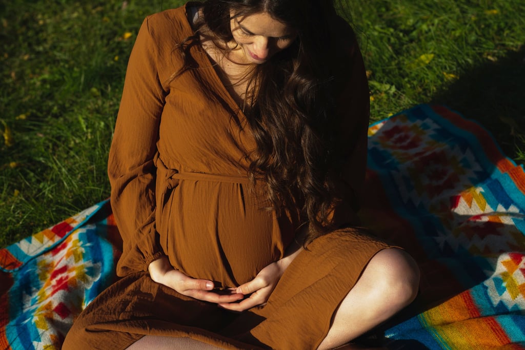 Karolane lorsqu'elle était enceinte