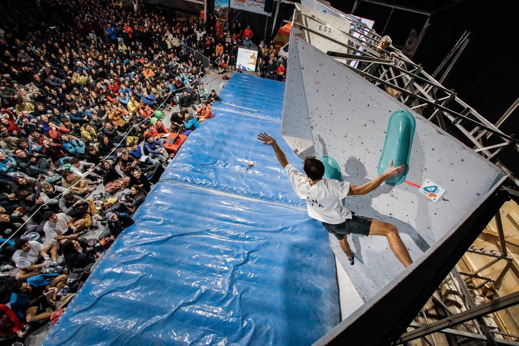 escalador macro boulder rocodromo competicion