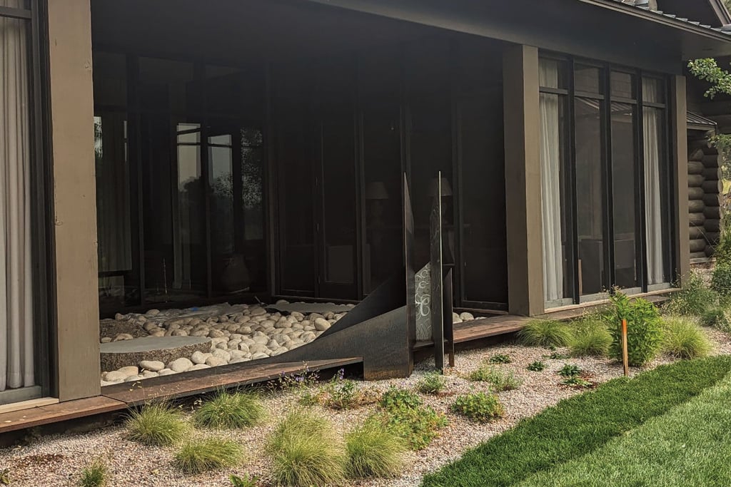 japanese dry garden in montana