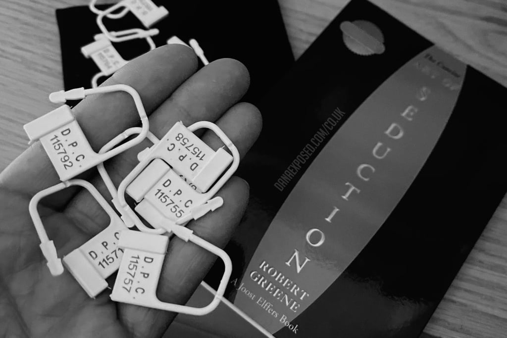 Chastity tags for distance domination