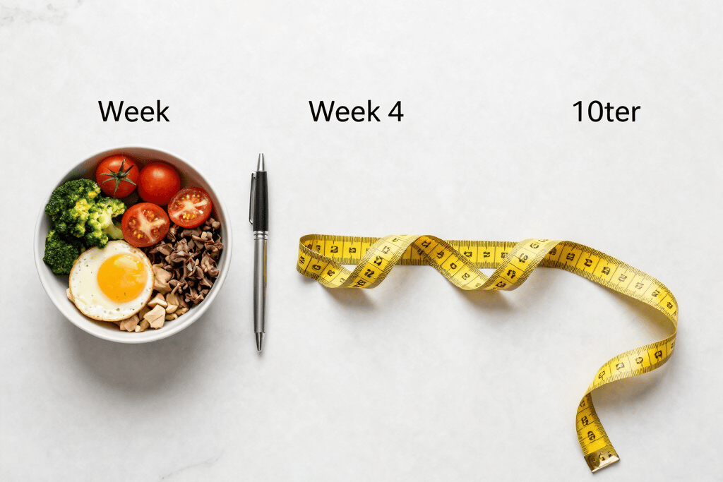 Weight loss timeline showing fastest way to lose belly fat with doctor-guided GLP-1 Semaglutide trea