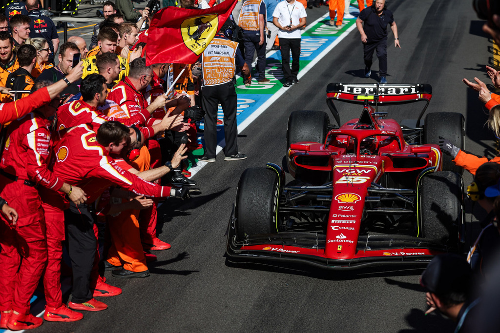 Carlosas Sainzas Ferrari