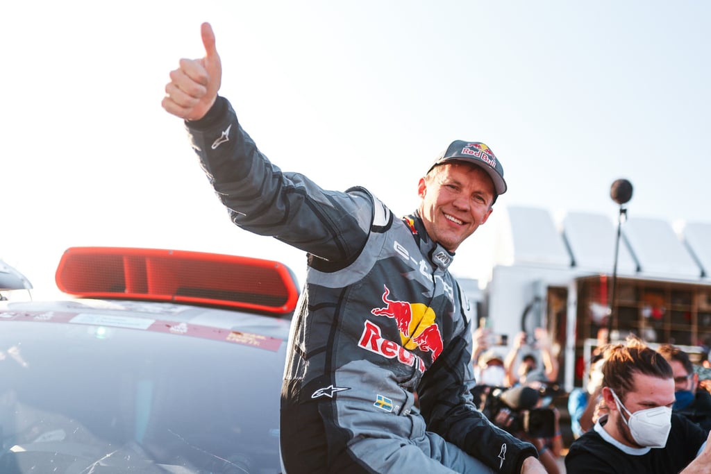 Audi Dakaras Mattiasas Ekstromas ralis DTM