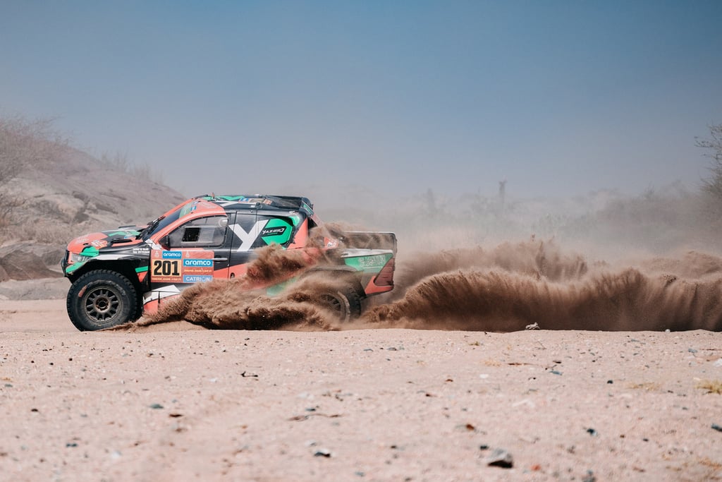 Yazeedas Al-Rajhi Toyota Dakaras ralis