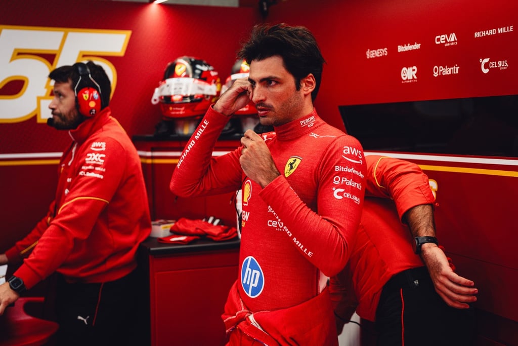 Carlosas Sainzas Ferrari Formulė-1
