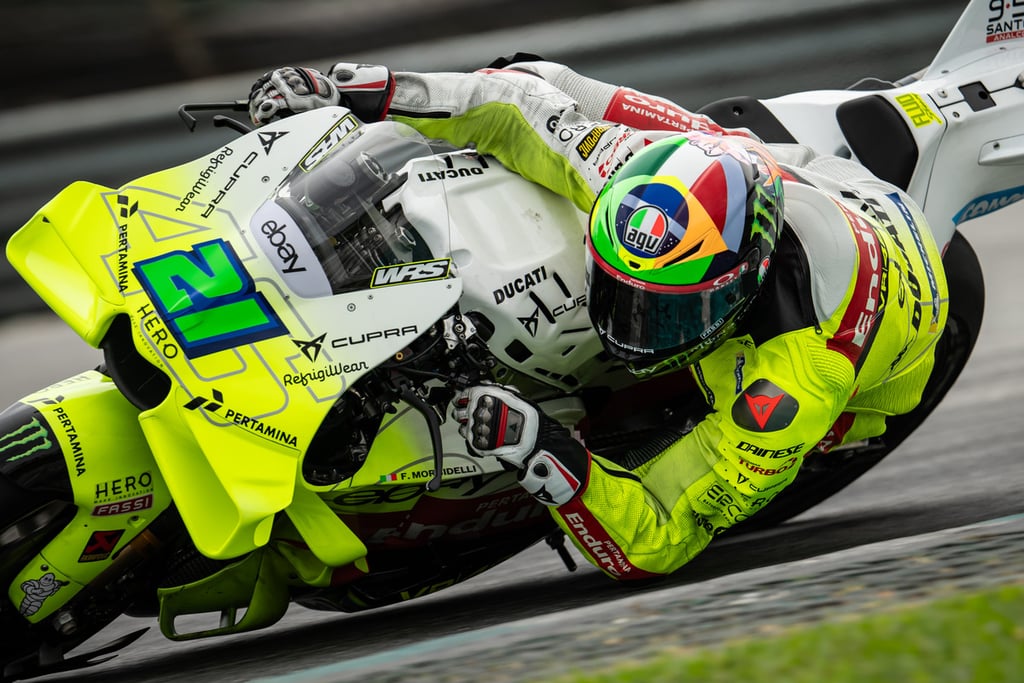 Franco Morbidelli VR46 Ducati MotoGP bandymai
