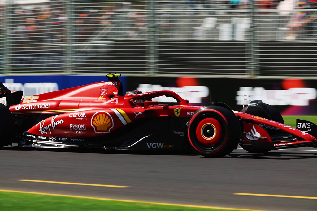 Carlosas Sainzas Ferrari Formulė-1