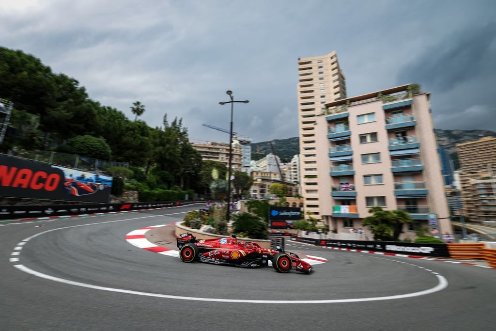 Charlesas Leclercas Ferrari Monakas lenktynės Formulė-1