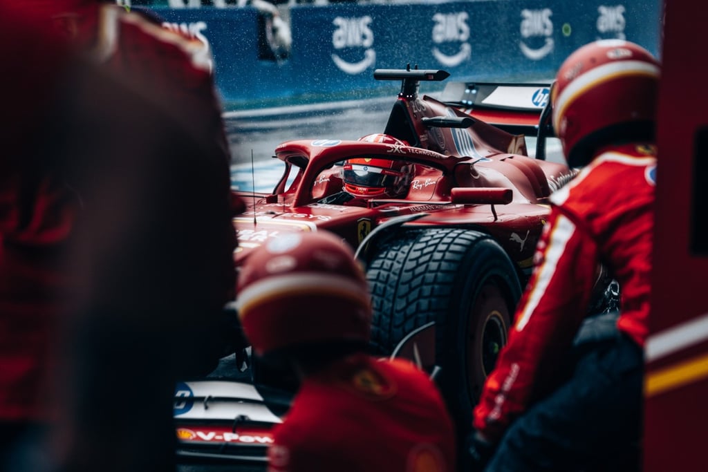 Charlesas Leclercas Ferrari Formulė-1