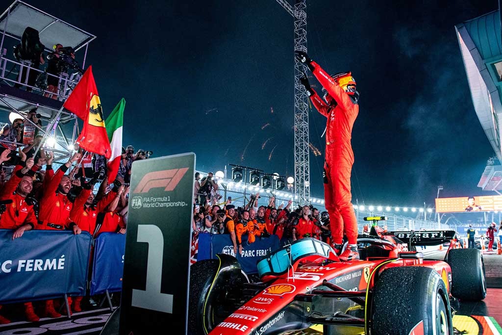 Carlosas Sainzas Ferrari