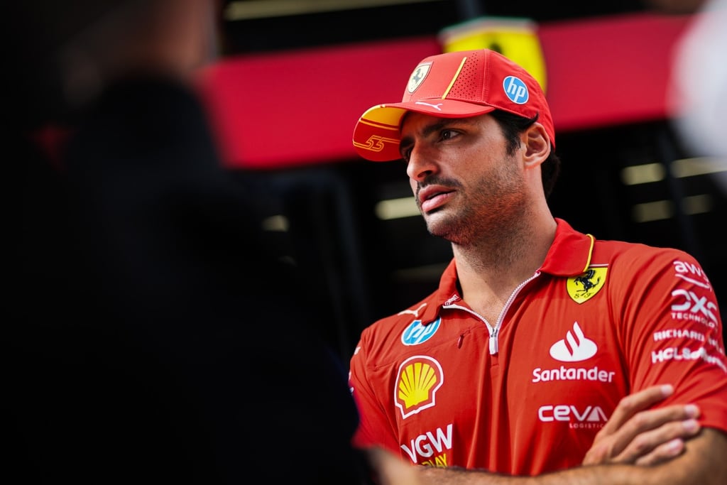 Carlosas Sainzas Ferrari Formulė-1
