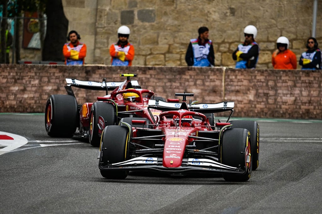 Charlesas Leclercas Ferrari