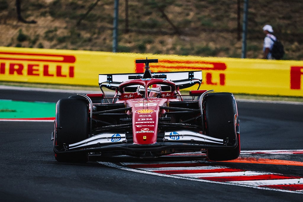 Charlesas Leclercas Ferrari