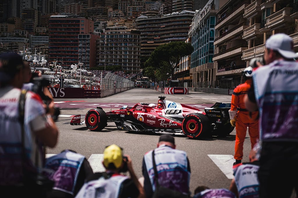 Charlesas Leclercas Ferrari