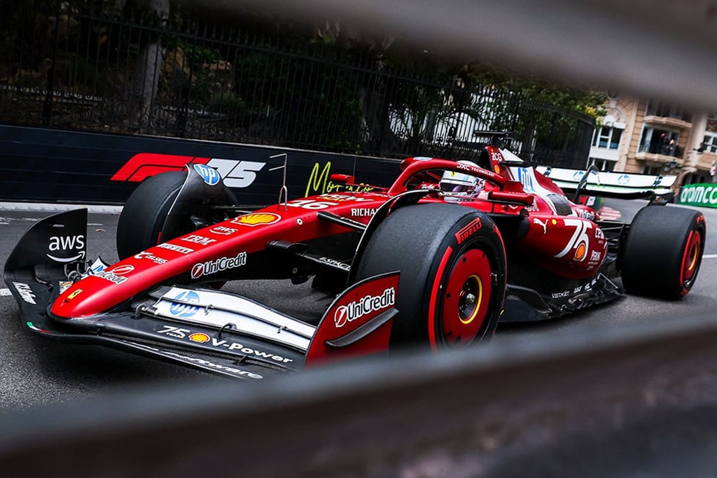 Charlesas Leclercas Ferrari